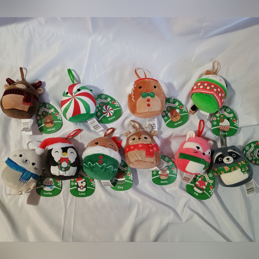Bundle Of 4" Christmas Squishmallows